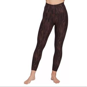 CALIA Women's Core Essential 7/8 Leggings in Faux Bois Cocoa Dreams Size…
